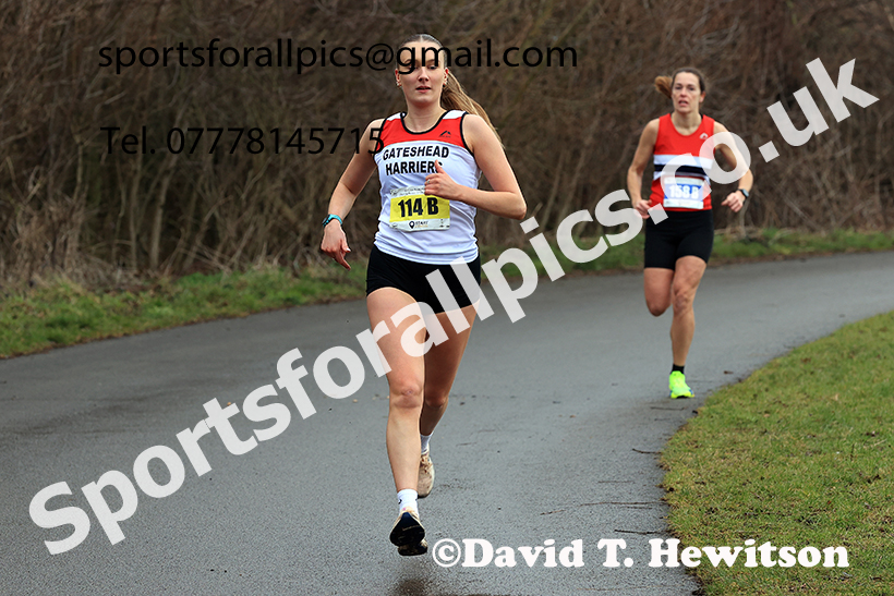 Senior Women and Over-35s Women 2025 NECAA Royal Signals Road Relays Champs.,  Hetton Lyons Country Park, Hetton le Hole, County Durham. Photo: David T. Hewitson/Sports for All Pics